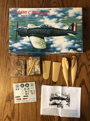 SAETTA MACCHI C.200 FIGHTER BOMBER 1/48 SCALE RESIN KIT ASTROKIT MODEL (READ!) - Image 1 of 4