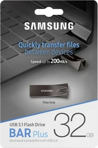 Samsung 32GB/64GB/128GB Speed up to 300MB/s USB 3.1 Bar Plash Flash Drive -UK - Picture 1 of 12