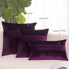 2 PACK Throw Pillow Covers Sofa Decor Velvet Cushion Cases Premium Cushion Cover