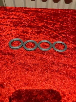 Rega RB250/300/600 tonearm spacers (in silver colour) - Image 1 of 2