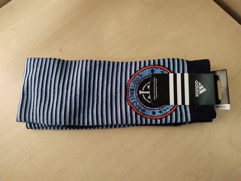 NEW ADIDAS MLS New York City FC Womens Blue Socks C268W-MTC Cover