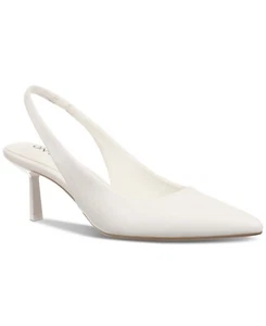 Zapatos de salón On 34th Baeley para mujer con cordones de cuero sintético blanco talla 8,5 M de EE. UU. - Imagen 1 de 1