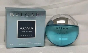 Bvlgari Aqva Marine Pour Homme 50ml 1.7 Oz Eau De Toilette Spray Mens  - Picture 1 of 3