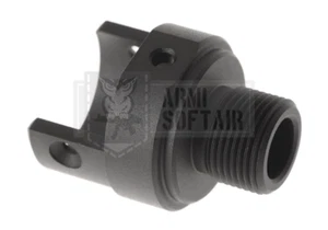 ACTION ARMY CONNETTORE PER AAP01 CANNA CORTA ADATTATORE SILENZIATORE SOFTAIR - Imagen 1 de 1