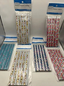 Lot of 6: NEW! Creatology Pencil Themes 10 Pcs Pack School Supplies Party Favors - Picture 1 of 9