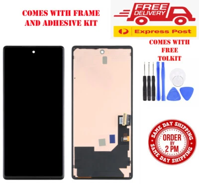 GOOGLE PIXEL 6 AMOLED LCD SCREEN DISPLAY TOUCH DIGITIZER FRAME REPLACEMENT OEM - Image 1 of 4