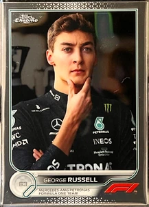 Topps 2022 cromo F1 #18 George Russell refractor Mercedes AMG - Imagen 1 de 2