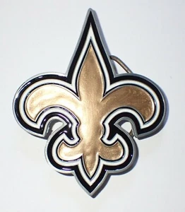 NEW ORLEANS SAINTS LOGO BELT BUCKLE LICENSED NEW! - Picture 1 of 2