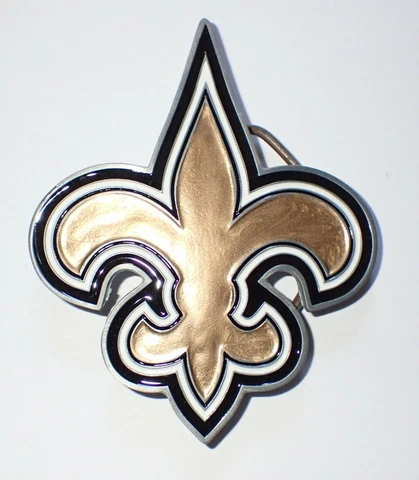 NEW ORLEANS SAINTS LOGO BELT BUCKLE LICENSED NEW! Cover