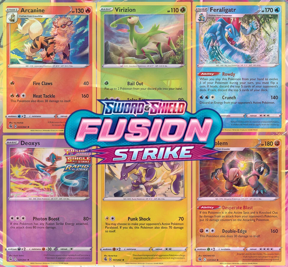 Pokemon TCG SWSH Fusion Strike | Choose Your Card | Holo/Reverse Holo/C/UC | NM - Image 1 of 1