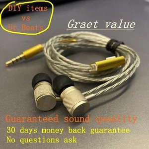 DIY upgrade clear sound extra bass HiFi In-Ear Headphones IEM for monitor,Golden - Picture 1 of 9