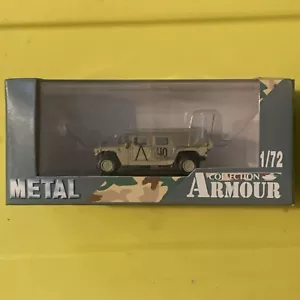 Collezione Armour 1:72 US Hummer M 998 Desert Commando veicolo militare pressofuso - Foto 1 di 5