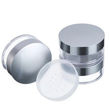 Hotop 3 Pieces 50 ml Plastic Empty Powder Case Face Powder Makeup Jar Travel .