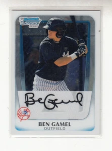 2011 1st BOWMAN CHROME PROSPECT CARD #BCP104 BEN GAMEL NY YANKEES - NM/MT - Picture 1 of 2