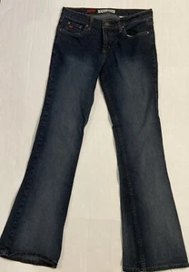 Paris Blues Flare Jeans Juniors Size 9 Blue Low Rise (32x31) - Picture 1 of 5
