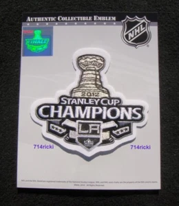 2012 Stanley Cup Final Finals Champs Champions Patch Los Angeles Kings Official - Picture 1 of 1