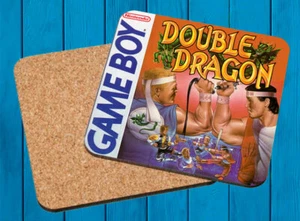 Double Dragon Nintendo Game Boy Wooden Coasters - Picture 1 of 1