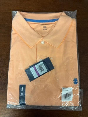 Camisa polo masculina Izod tamanho XXL cantalope manga curta NOVA no pacote - Imagem 1 de 4