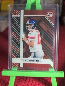 2024 Leaf Pro Set Pure Red Spectrum 1/1 Pre-Production Eli Manning #40 - Bild 1 von 4