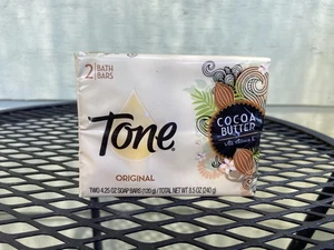 Nuevo Tono Original Manteca de Cacao con Barra de Vitamina E Jabón Paquete de 2 - 4.25 OZ - Imagen 1 de 9