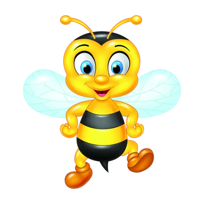 Aufkleber lustige Honig Biene mit Stachel Sticker Autoaufkleber Wohnwagen Imker - Bild 1 von 4