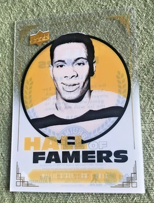 WILLIE O'REE ACETATE HALL OF FAMERS #114 UD BRUINS CENTENNIAL 2023 - Image 1 of 2