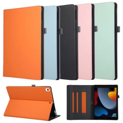 Leather Flip Stand Case For iPad (A16)11th 10th 9th 8th 7th Generation 11"/10.2" - Image 1 of 4