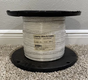 Liberty Wire & Cable 18-2C-PSH-WHT Commercial 18/2 OASH CMP WHT 1000ft (NEW) - Picture 1 of 2