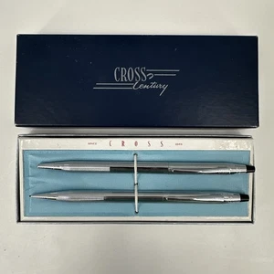 Cross Kugelschreiber & Druckbleistift Komplettset Chrom 3501 mit Box - Bild 1 von 10