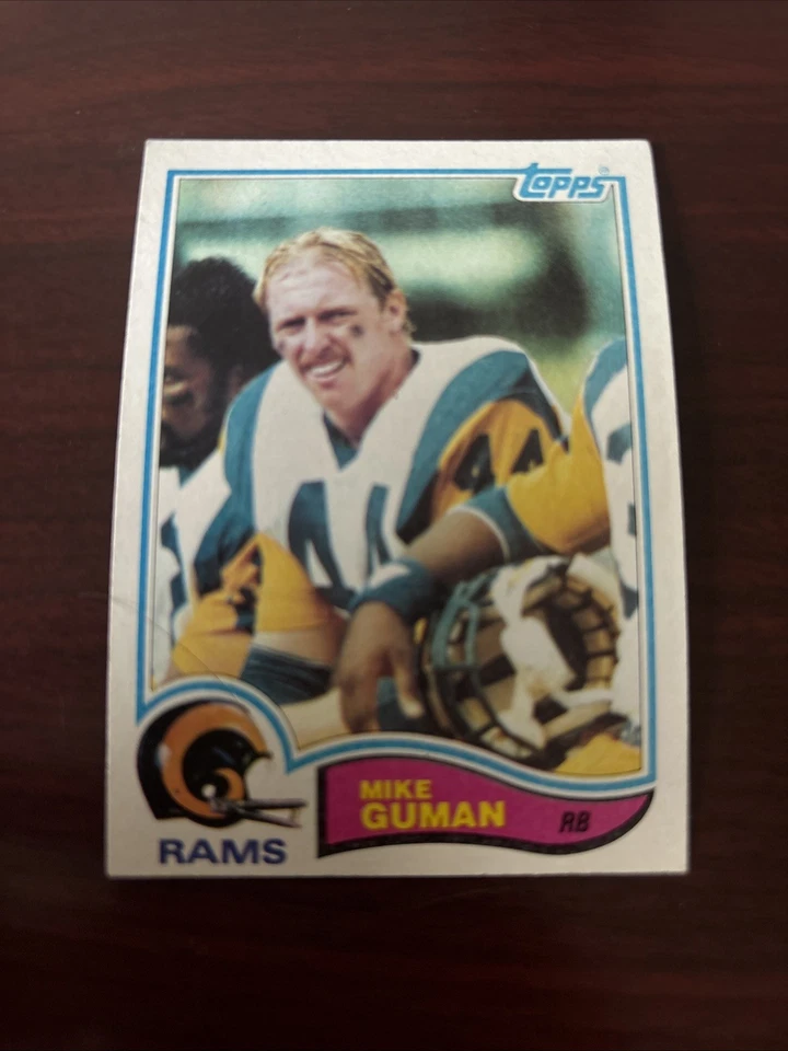 1982 Topps - Mike Guman #376 Los Angeles Rams Penn State Nittany Lions - Image 1 of 1