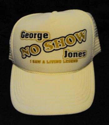 Sombrero de Colección George Jones Snapback NO SHOW Leyenda Excelente Foto 1 de 4