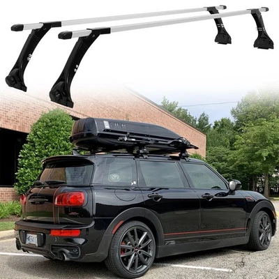 For Mini Cooper Countryman 63" Rain Gutters Roof Rack Cross Bars Cargo Carrier - Image 1 of 4