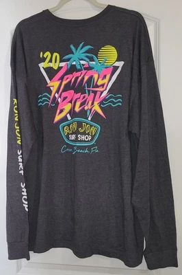 Camiseta Ron Jon Surf Shop Cocoa Beach FL Spring Break 2020 90s Vibe Talla 2XL XXL Foto 1 de 4