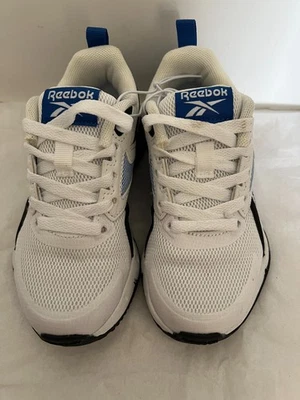 Reebok Kids Classic Nylon Sz 11 Blue/White New with out box - Image 1 of 4