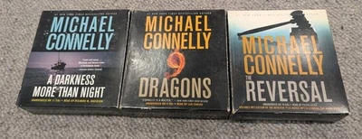 Michael Connelly Audiobook Lot of 3 CD Sets Unabridged Hachette Audio Crime Foto 1 de 2