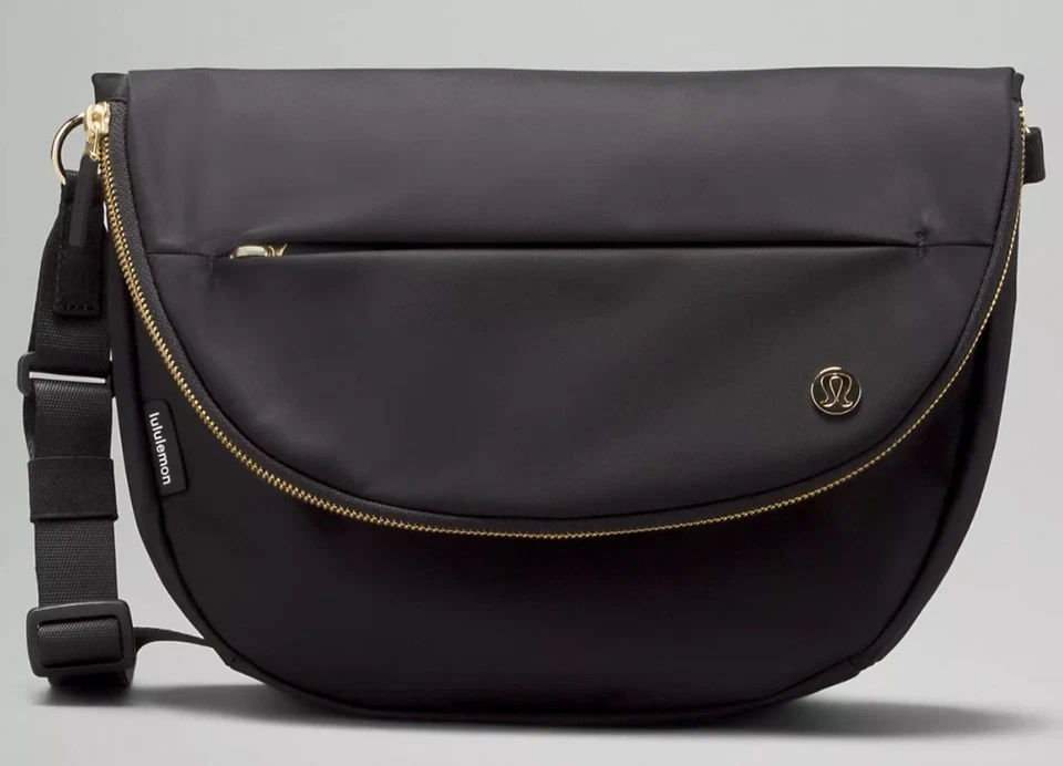 New Lululemon All Night Festival Bag 5L Black Gold – Trendy Crossbody - Image 1 of 4