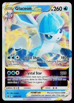 Glaceon VSTAR SWSH197 SWSH: Sword & Shield Promo Cards Promo - Image 1 of 2
