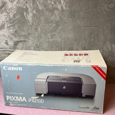 Canon Pixma iP6210D Color Photo Inkjet Printer USB Digital Display Compact - Image 1 of 2