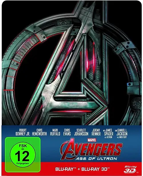 Avengers - Age of Ultron 3D [Limited Edition inkl. 2D Steelbook, 2 Discs] - Bild 1 von 1