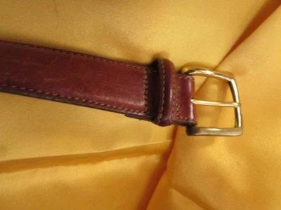 Lands' End Brown Leather Dress Belt  in USA Size 38 - - Image 1 of 4