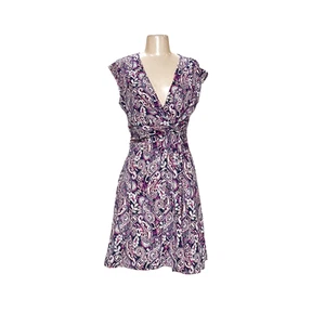 Vestido envolvente morado Lands' End para mujer (talla S) - Imagen 1 de 4