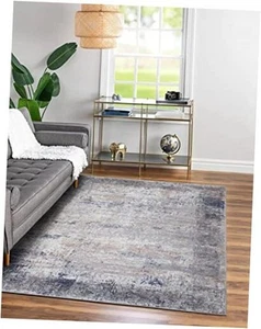 Machine Washable 5x7 Area Rug with Non Slip Backing for Living Room, Bedroom, - Picture 1 of 7