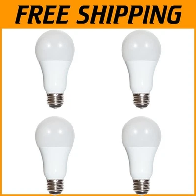 Bombilla LED A19 de 3 vías de larga duración - Ajustable 30W/70W/100W, 3000K Blanco cálido Foto 1 de 3