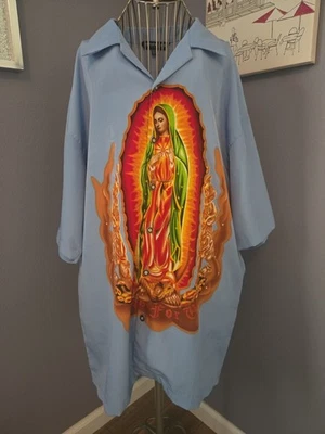 Vintage! Brand New - Our Lady Of Guadalupe Button Up Collared Shirt - Mens XL - - Image 1 of 4