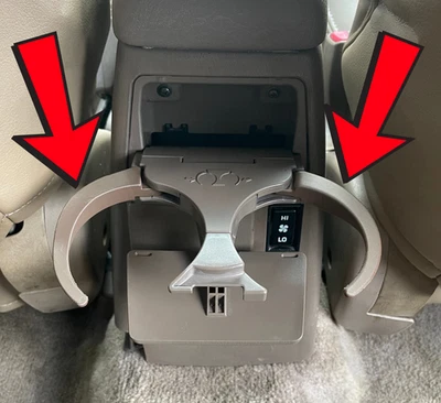 Braços de substituição para porta-copo traseiro 3ª geração 4runner 1996-2002 - Imagem 1 de 4