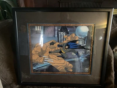 Batman Limited Edition Animation Cel Feat Of Clay Warner Brothers 241/500 - Image 1 of 4