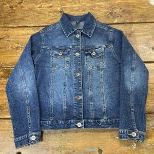 Vintage Y2K JPE Urban Denim Jean Jacket Girls Size XL Blue - Picture 1 of 4