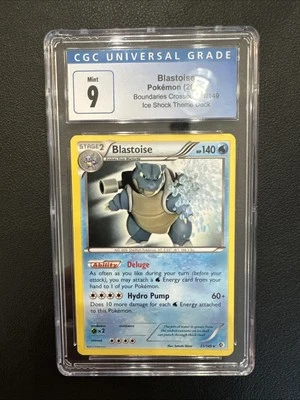 2012 POKEMON BOUNDARIES CROSSED SET BLASTOISE  #31/149 CGC 9 - Image 1 of 2