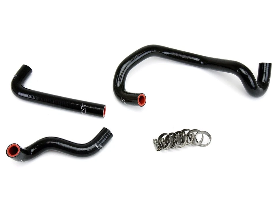 HPS Silicone Heater Hose Kit for Mazda 86-92 RX7 FC3S Non Turbo LHD BLACK 87 88 - Image 1 of 1