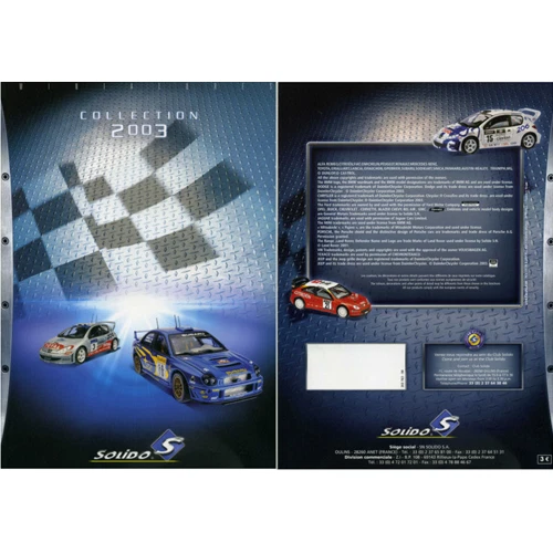 CATALOGO SOLIDO 2003 PAG.43 Solido Cataloghi Modellino Nuovo - Immagine 1 di 1